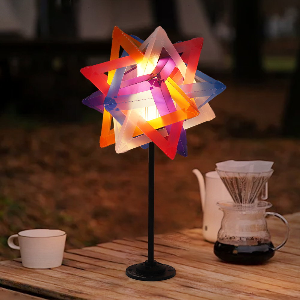 Geometric Lamp Shade - Outdoor Camping Licht DIY Lampenschirm Wasserdicht