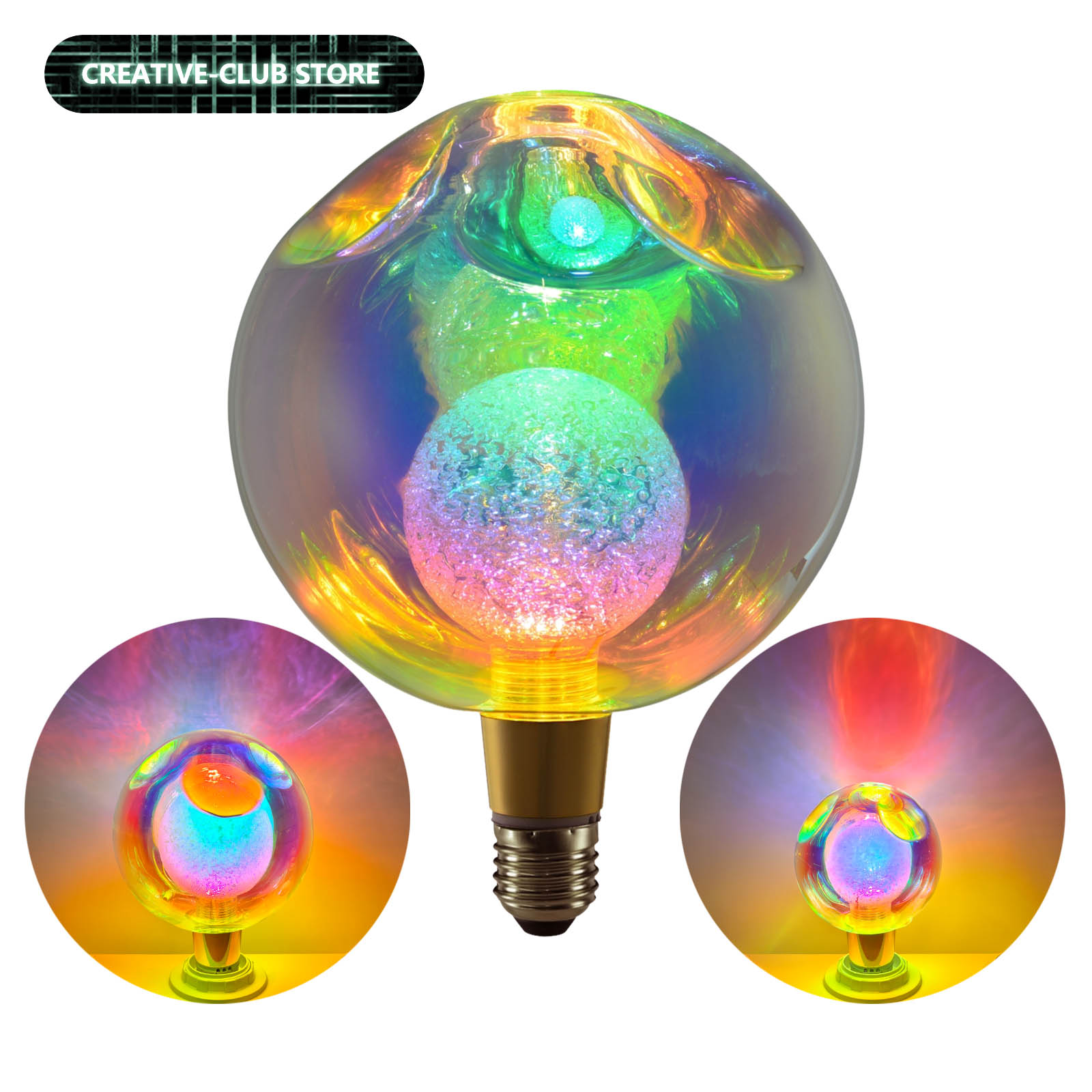 Vintage Lighting Decor - E27 P90 P120 P150 Runde Kugel