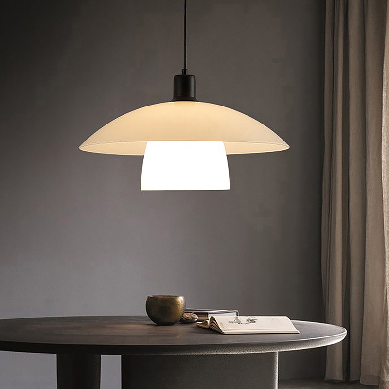 Geometric Lamp Shade - Halbkreisförmiger Lampenschirm aus Kunststoff – universell