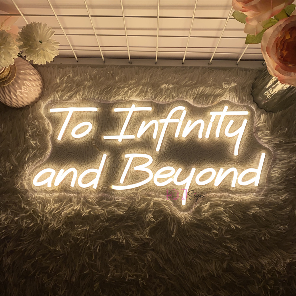 Lighting Decor And Beyond - To infinity and beyond Neon-LED-Schilder, Geburtstag,