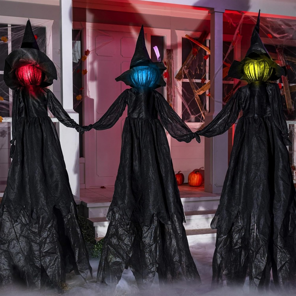 Decor Lighting Pack - 3er-Pack 51'' Halloween-Hexendekorationen für den Außenbereich,