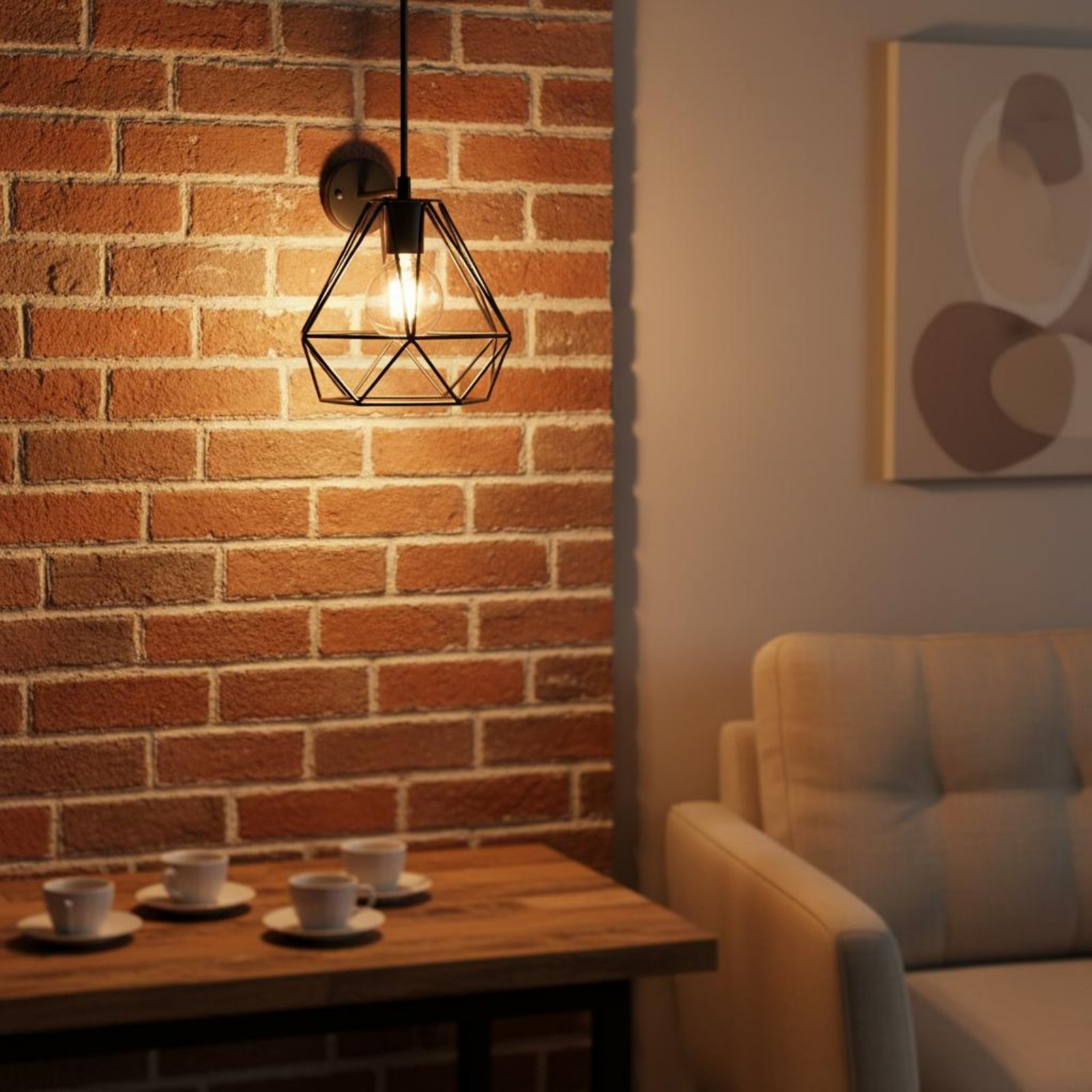 Rhombusförmiger Lampenschirm,  – Geometric Lamp Shade Bewertung und Preis