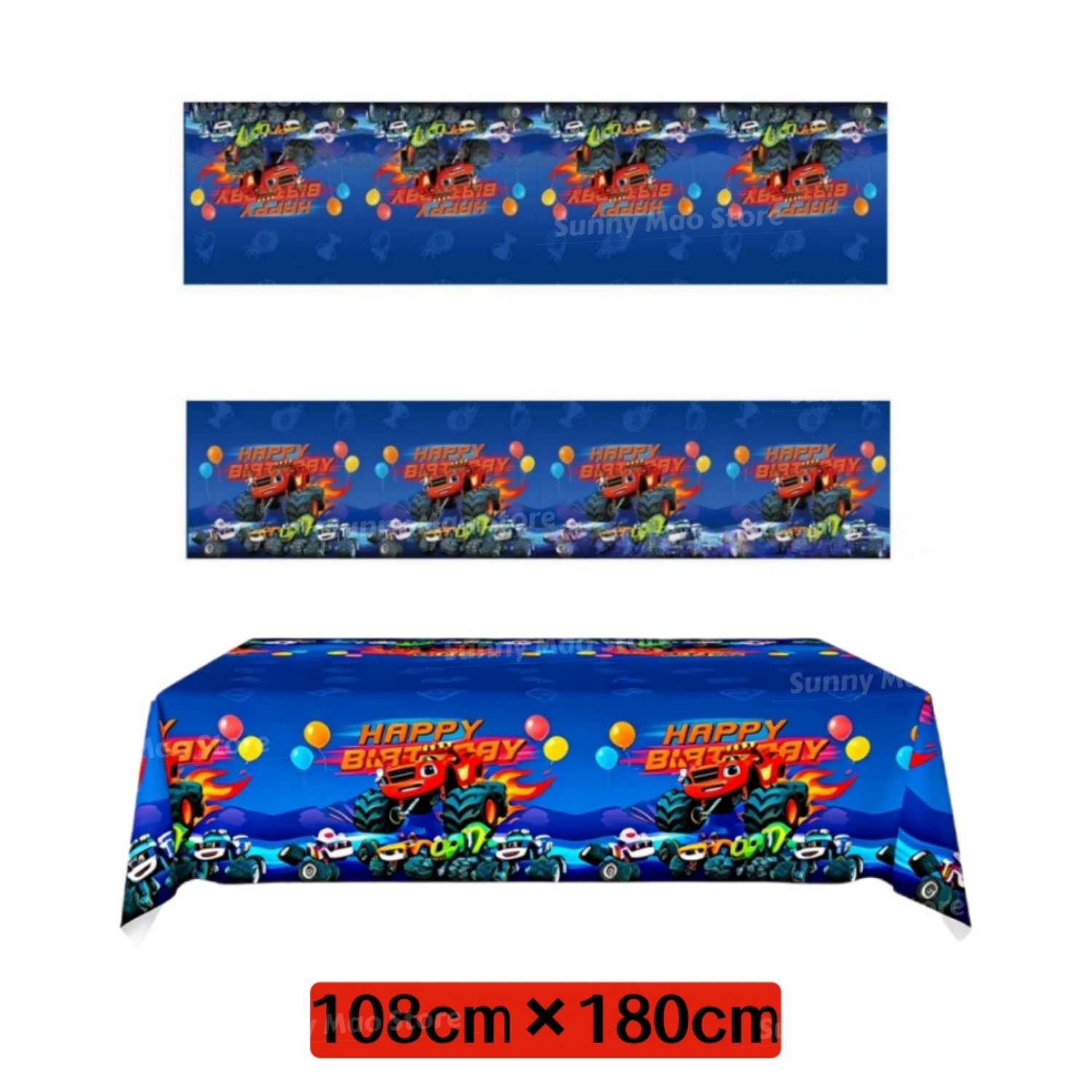 Blaze Monster Geburtstagsparty – Lighting Mcqueen Birthday Decor Bewertung und Preis