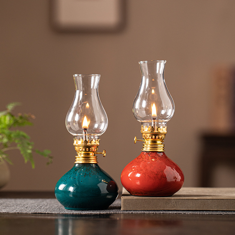 Vintage Keramik-Lotusöllampe - – Vintage Lighting Decor Bewertung und Preis