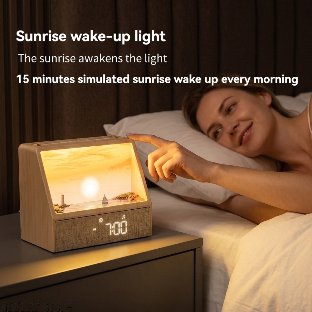 Sonnenaufgang-Weckuhr mit weiß – Lighting Decor Sunrise Bewertung und Preis