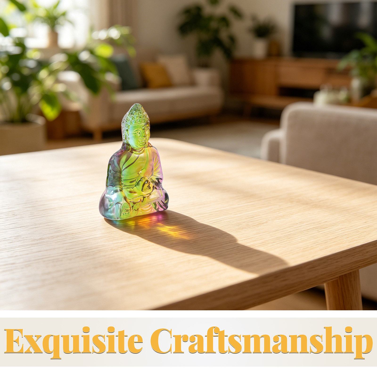 4,2 Zoll Kristall-Buddha-Statu – Office Lighting Decor Bewertung und Preis