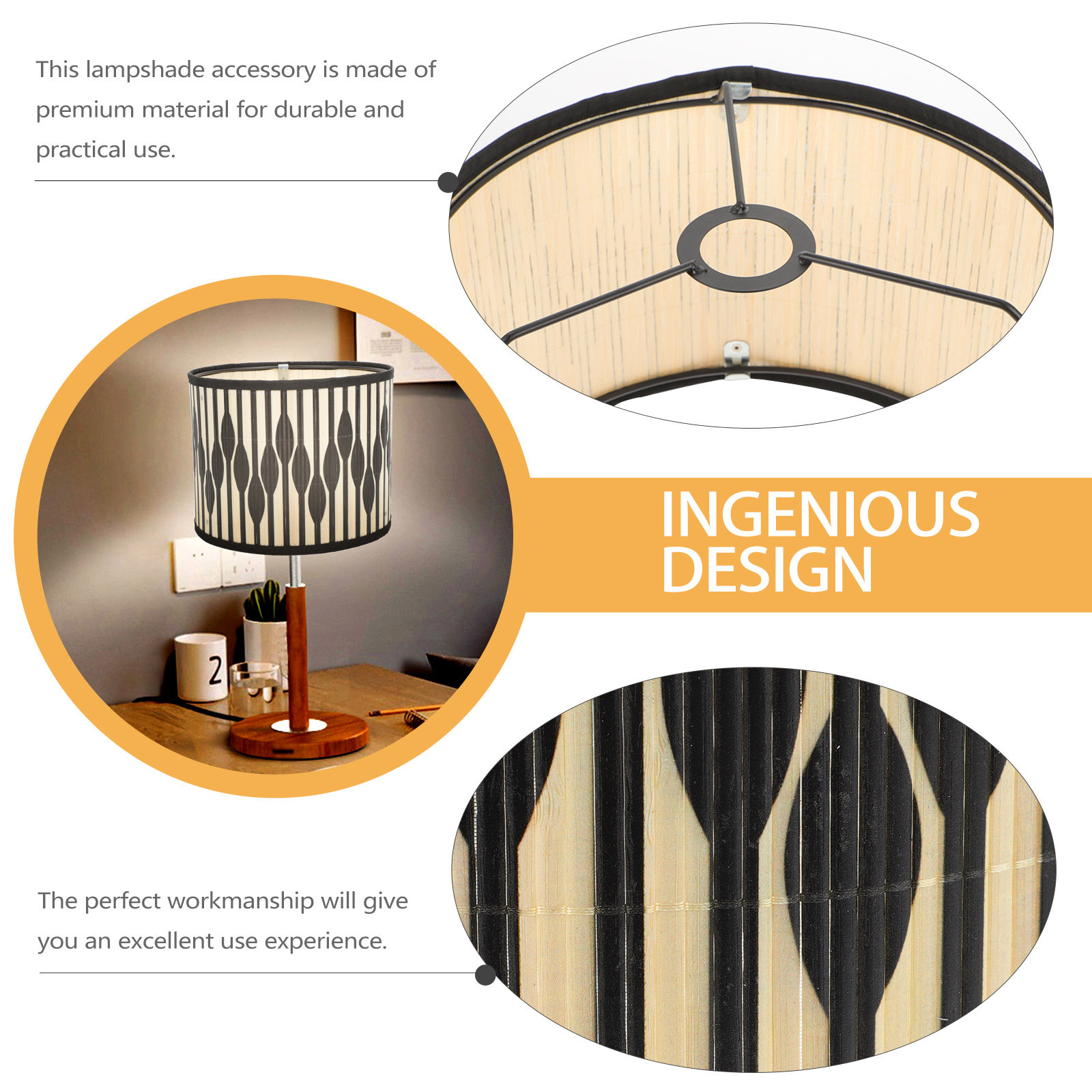 Bambus-Lampenschirm mit geomet – Geometric Lamp Shade Bewertung und Preis