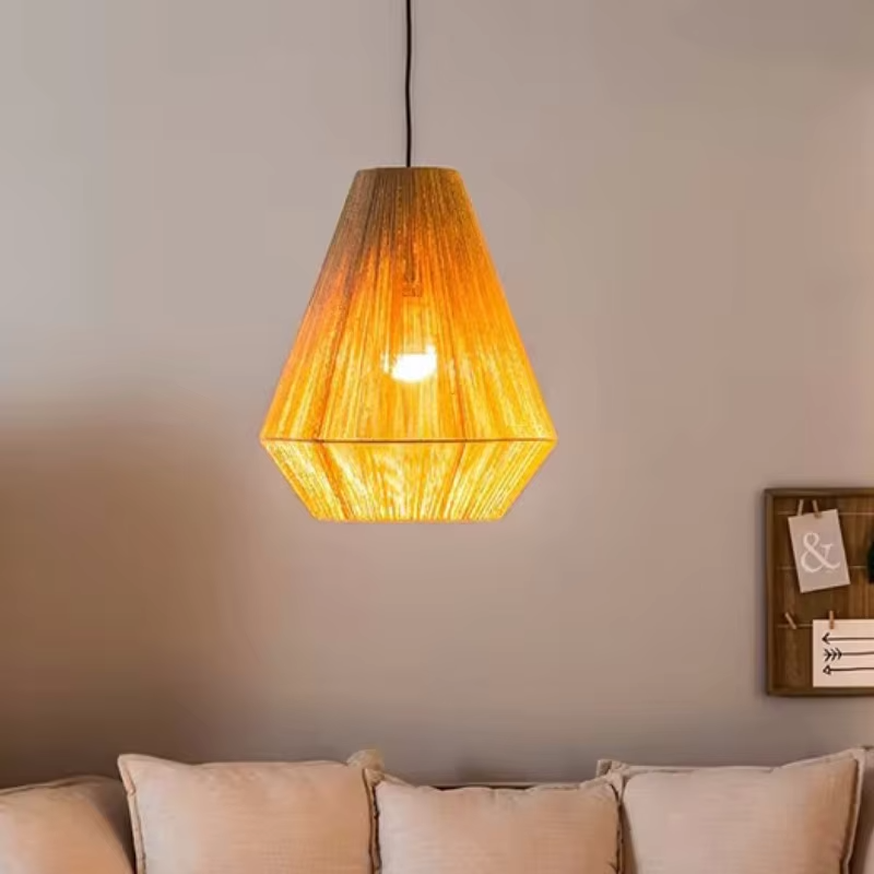 Rattan-Pendelleuchte, Boho-geo – Geometric Lamp Shade Bewertung und Preis