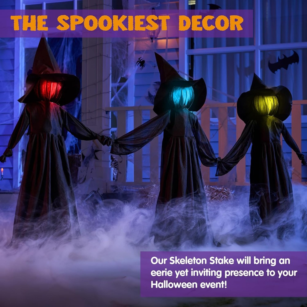 3er-Pack 51'' Halloween-Hexend – Decor Lighting Pack Bewertung und Preis