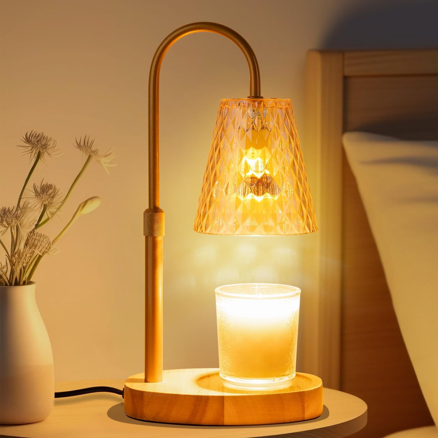 Flammenlose Wachsschmelzlampe  – Vintage Lighting Decor Bewertung und Preis
