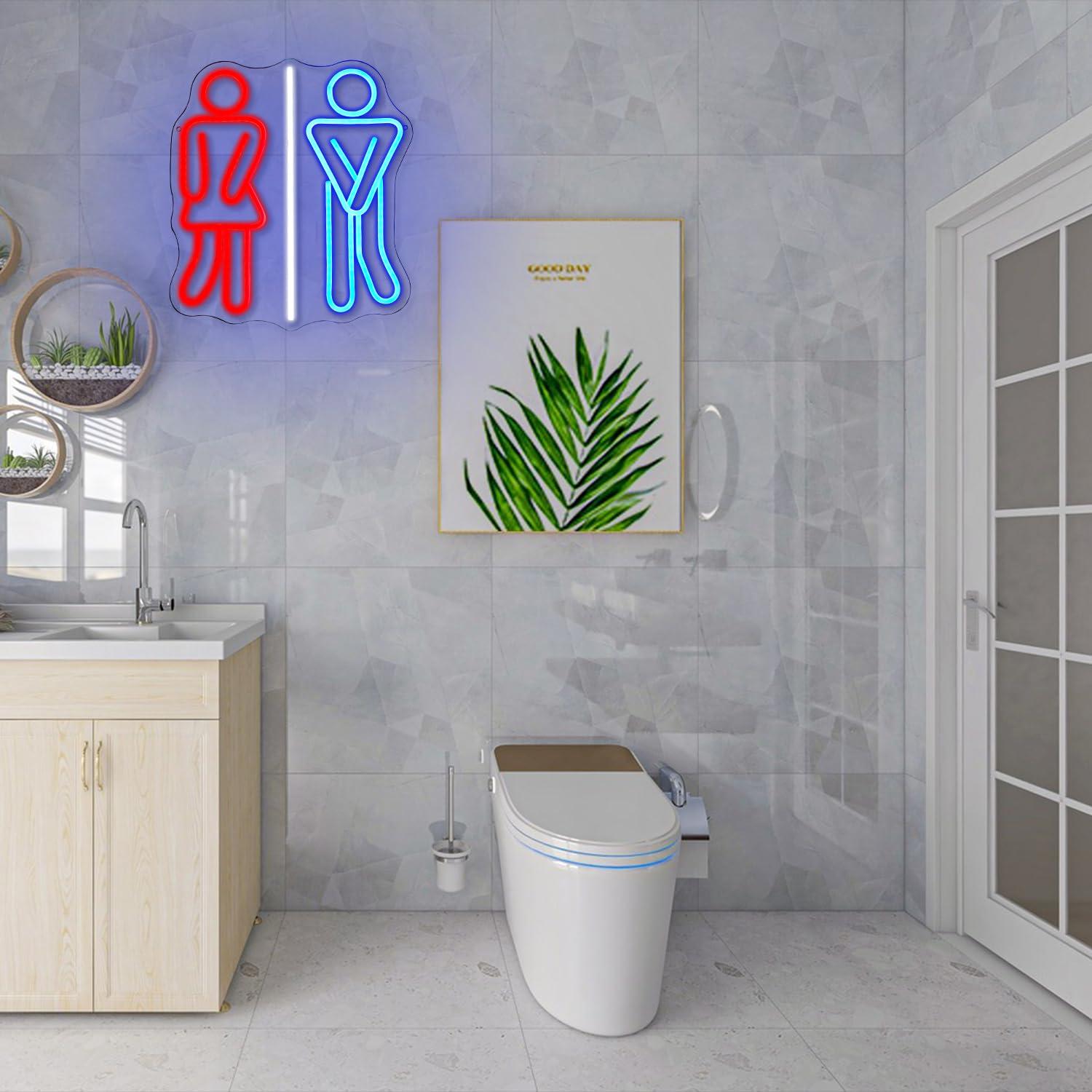 Neon-Schilder für Toiletten, U – Office Lighting Decor Bewertung und Preis
