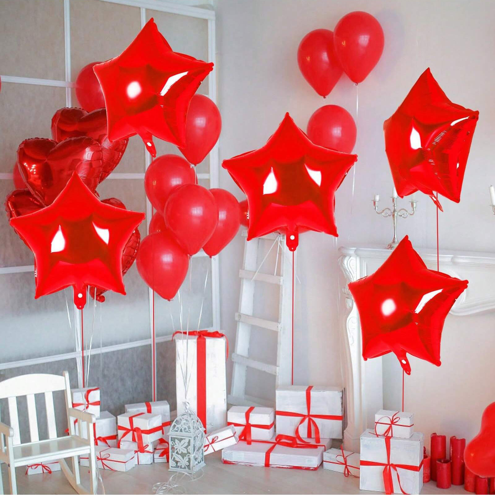 9 Stück 18-Zoll-Folienballons  – Lighting Mcqueen Birthday Decor Bewertung und Preis