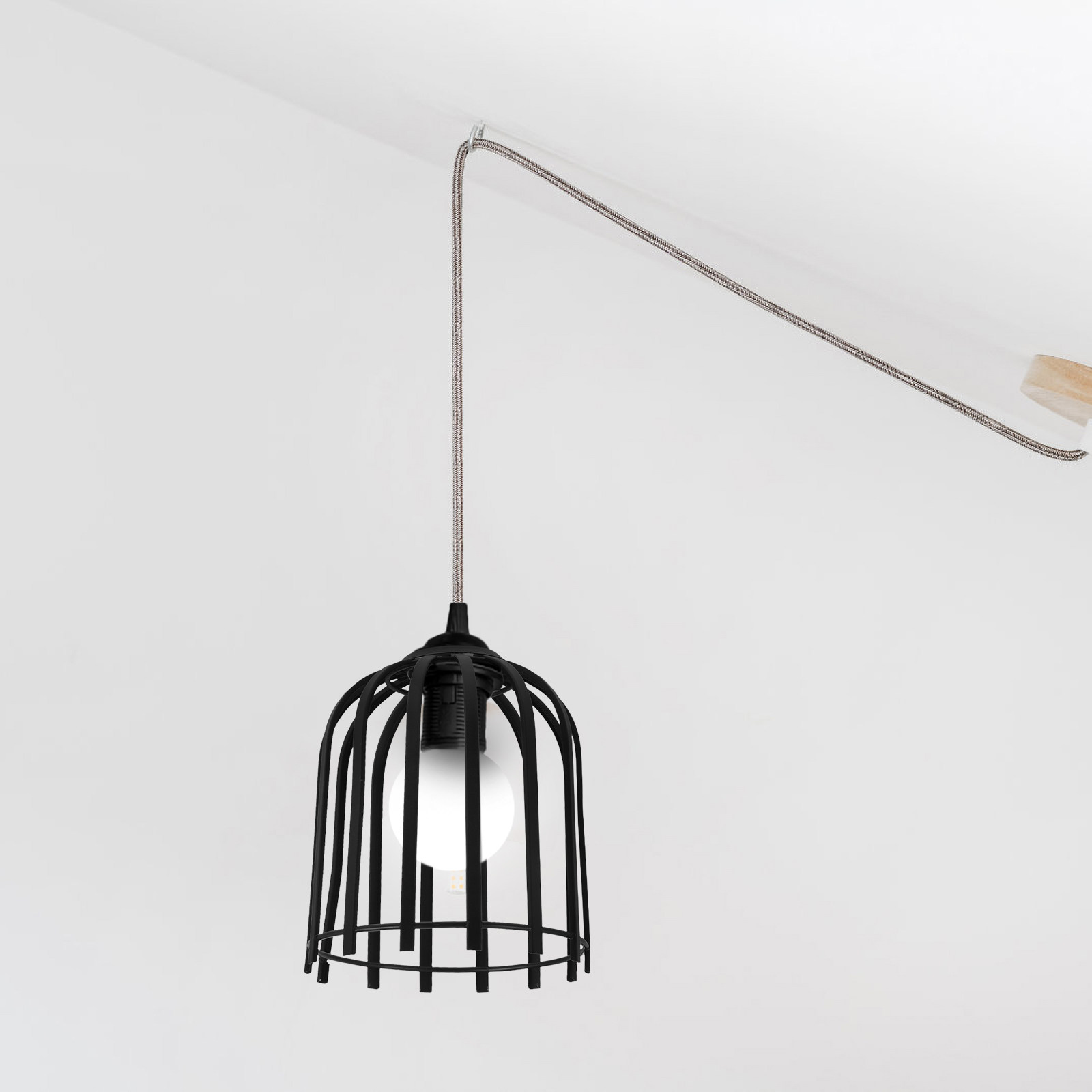 1 Stück Eisen-Draht-Pendelleuc – Geometric Lamp Shade Bewertung und Preis