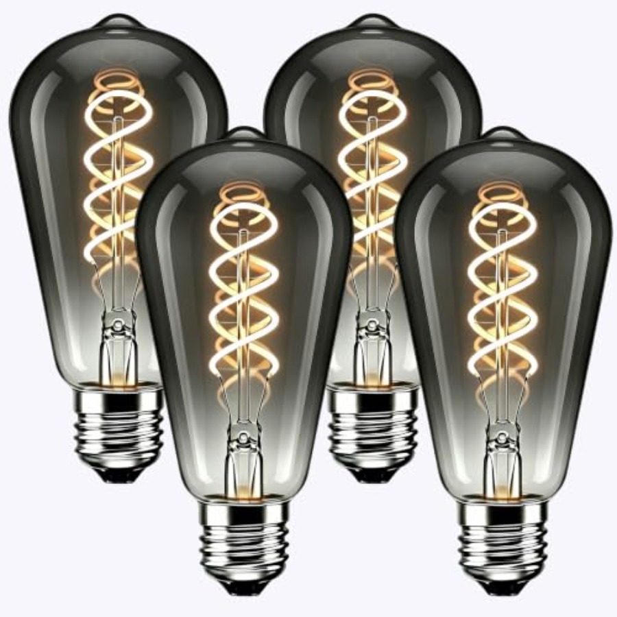 4er-Pack ST64 LED Edison-Glühb – Vintage Lighting Decor Bewertung und Preis