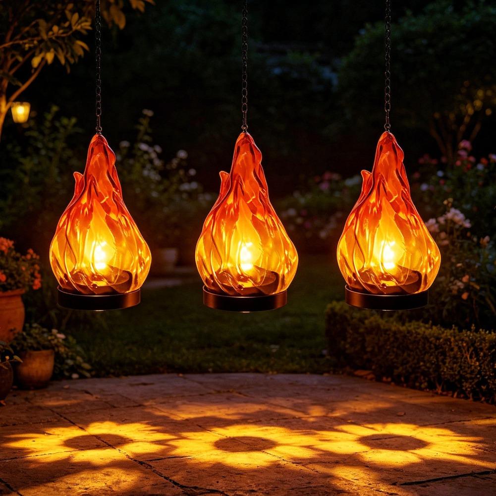 Solar-Flammen-Hängelaterne, IP – Lighting Decor Outdoor Bewertung und Preis