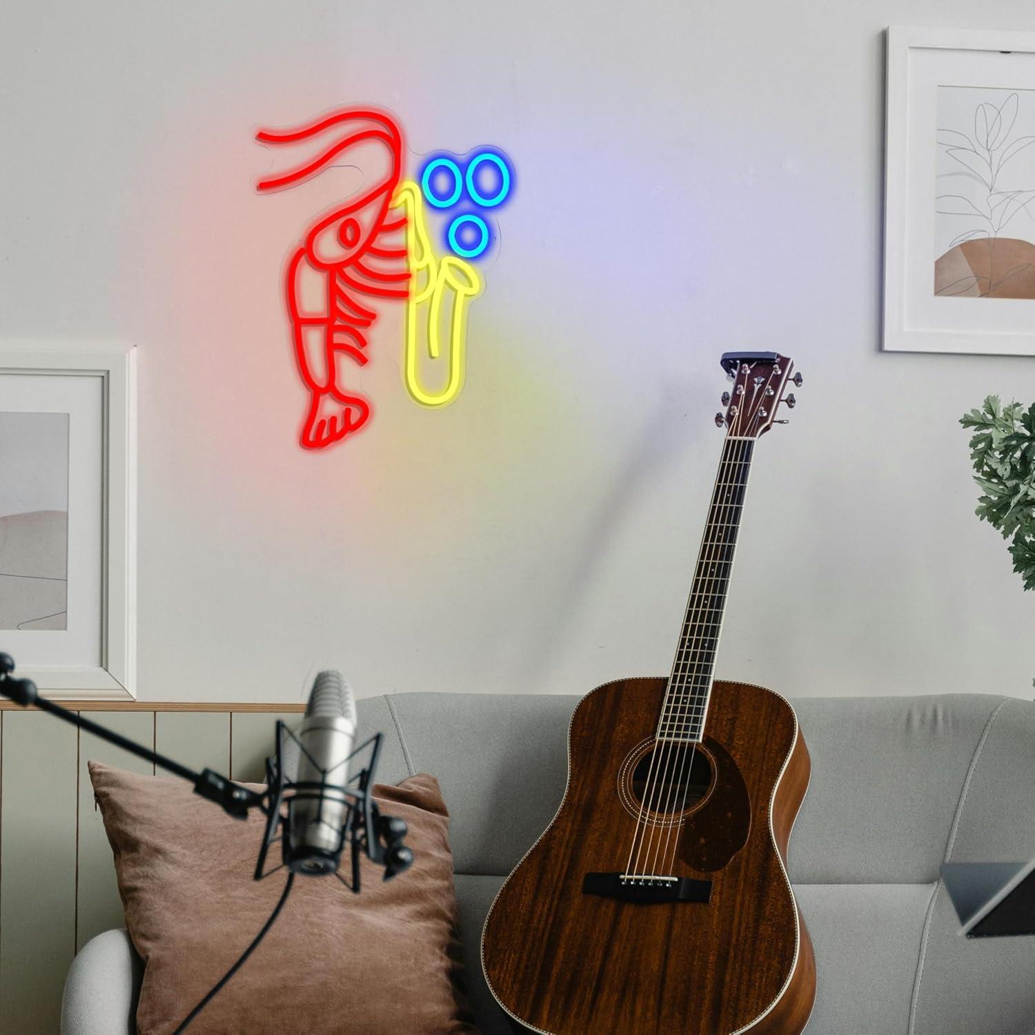 Hummer-Saxophon Neon-Schild Ja – Office Lighting Decor Bewertung und Preis