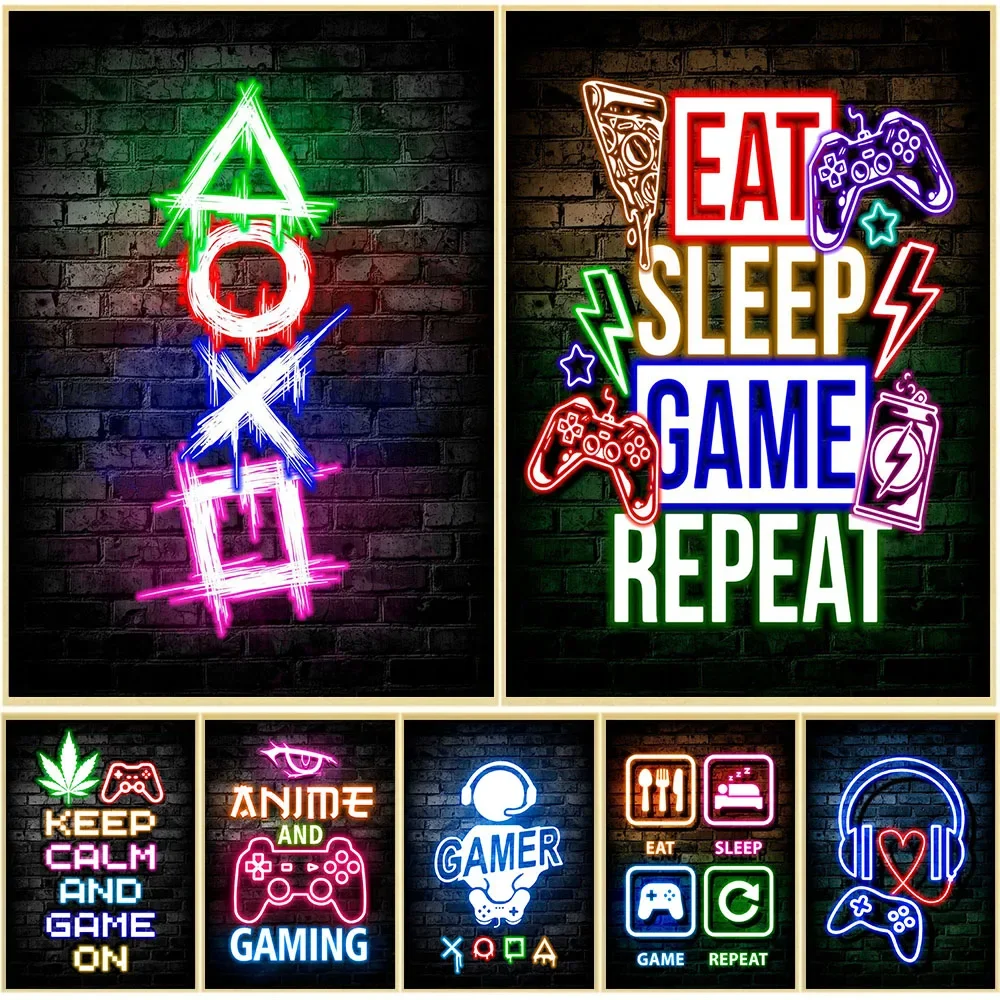 Gaming Neon Eat Sleep Game Rep – Office Lighting Decor Bewertung und Preis