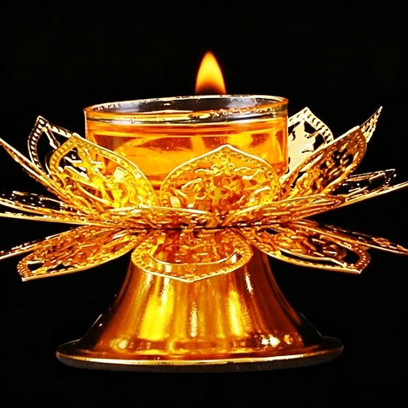 Teelichthalter mit Goldenem Lo – Vintage Lighting Decor Bewertung und Preis