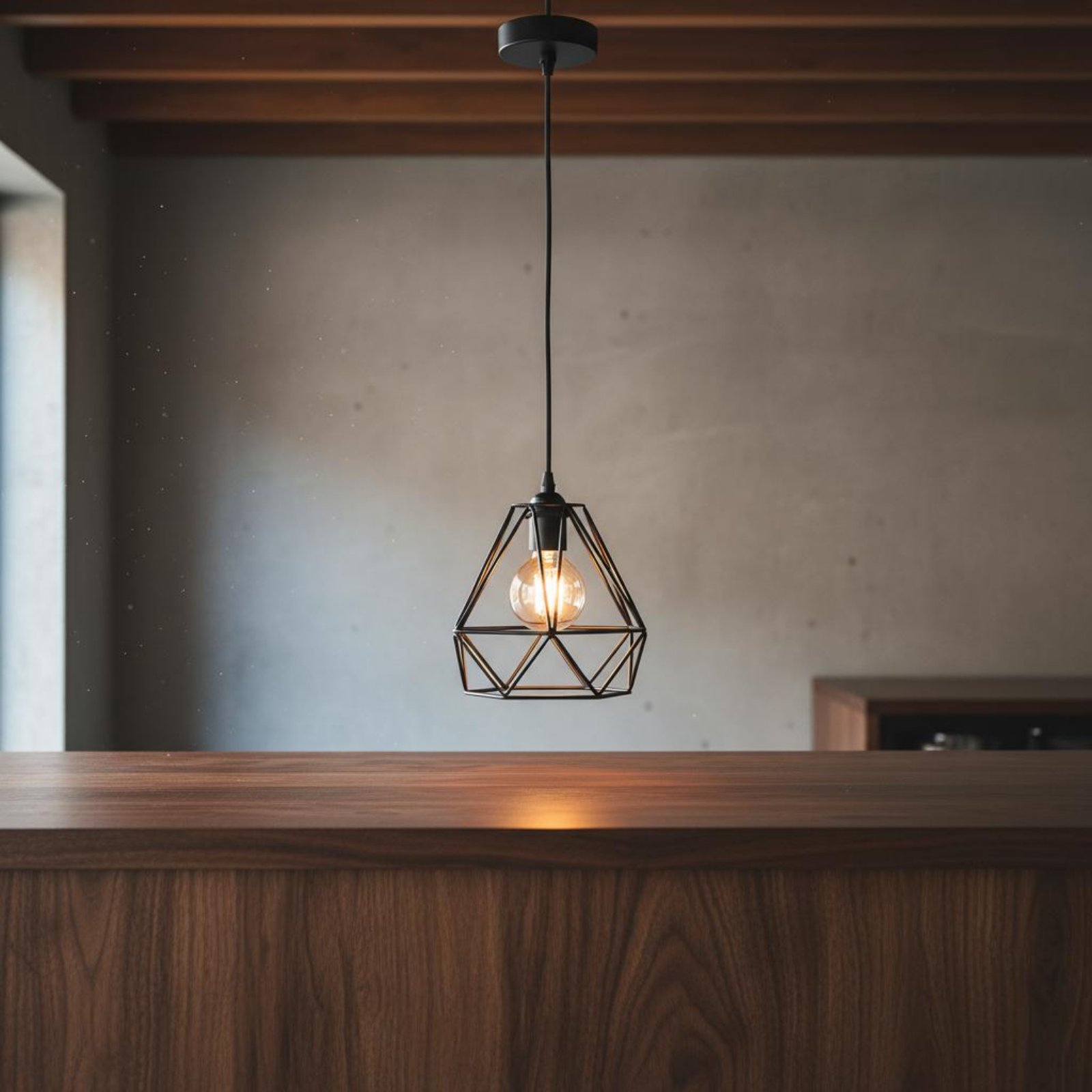 Diamantförmiger Lampenschirm M – Geometric Lamp Shade Bewertung und Preis